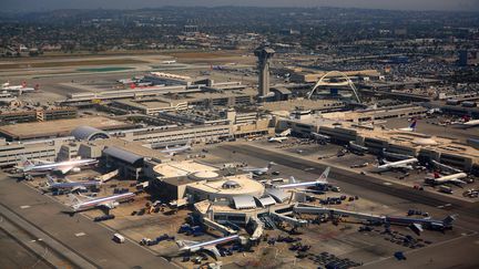 Vue générale de l'aéroport de Los Angeles. (MAXPPP)