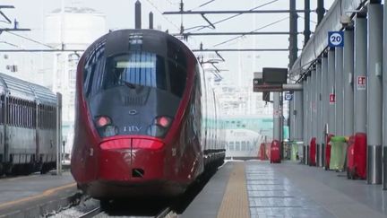 Un train de la compagnie privée italienne Italo. (FRANCE 2)