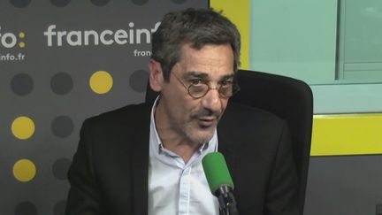 Serge Papin, PDG de Système U, le 28 octobre 2016 à la Maison de la Radio. (FRANCEINFO)