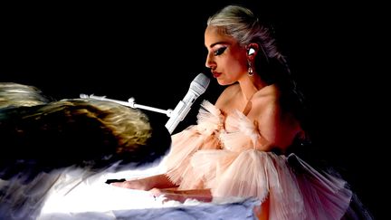 Lady Gaga en janvier 2018 à New York
 (KEVIN WINTER / GETTY IMAGES NORTH AMERICA / AFP)