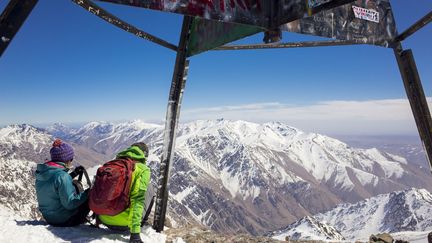 Le sommet du Djebel Toubkal, point culminant du haut Atlas et de l'Afrique du nord. (HEINTZ JEAN / HEMIS.FR / HEMIS.FR)