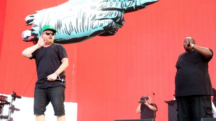 El-P et Killer Mike donnent du souffle à Run The Jewels notamment à travers des concerts étourdissants (JOE PAPEO/SHUTTERSTOCK/SIPA / REX)