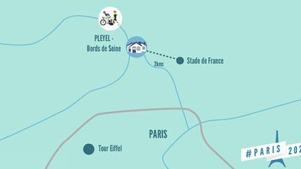 La carte de Paris 2024