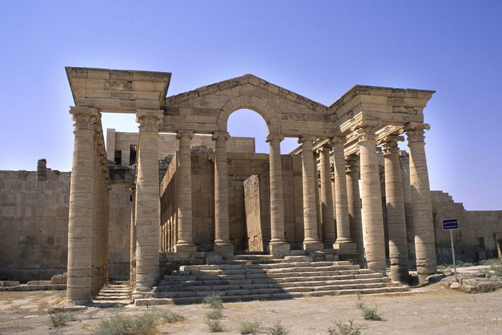 Le site arch&eacute;ologique d'Hatra, en Irak, le 6 juin 2013. (HERMES IMAGES / AGF / AFP)