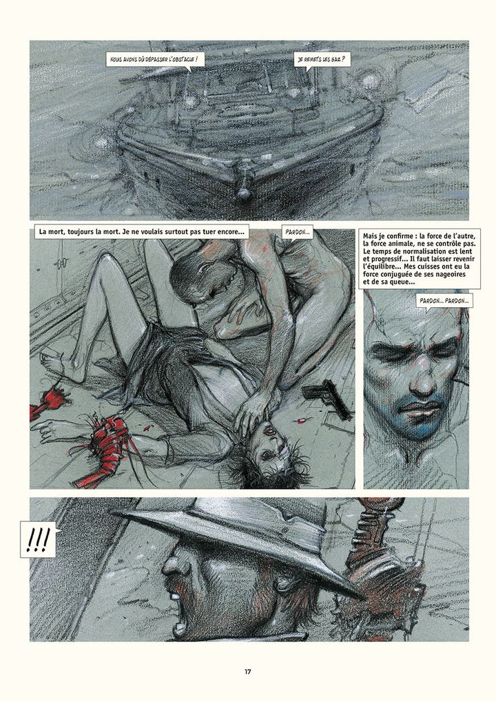 Planche de l'intégrale "Coup de sang" d'Enki Bilal. (ENKI BILAL / CASTERMAN)