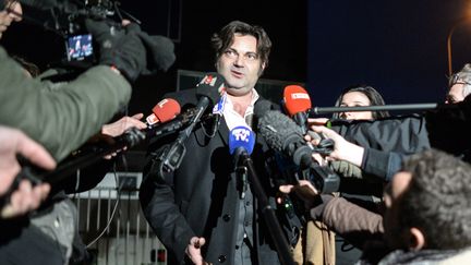 Randall Schwerdorffer, le 30 janvier 2018, à Besançon (Doubs).&nbsp; (SEBASTIEN BOZON / AFP)