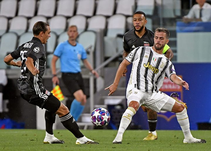 Caqueret est le Lyonnais qui a récupéré le plus de ballons contre la Juventus (ST?PHANE GUIOCHON / MAXPPP)