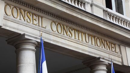 Le Conseil constitutionnel, dans l'aile Montpensier du Palais royal, dans le 1er arrondissement de Paris.&nbsp; (MANUEL COHEN / AFP)