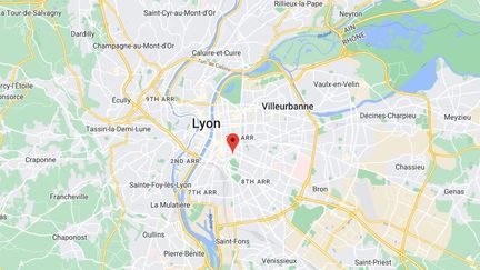 Lyon (Rhône). (GOOGLE MAPS)