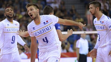 Antonin Rouzier, Earvin N'Gapeth, Kevin Tillie, trois cadres de l'équipe de France