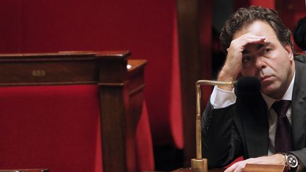 Le secr&eacute;taire g&eacute;n&eacute;ral de l'UMP, Luc Chatel, le 21 d&eacute;cembre 2010 &agrave; l'Assembl&eacute;e nationale.&nbsp; (JOEL SAGET / AFP)