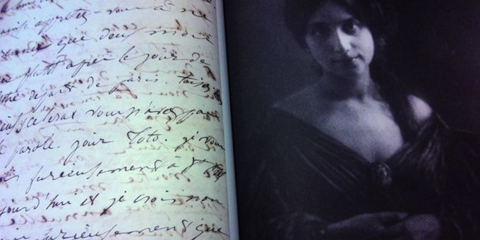 Lettre de Juliette Drouet à Victor Hugo, extrait du livre "Je n'ai rien à te dire sinon que je t'aime - Correspondances amoureuses", établi et commenté par Dominique Marny
 (Textuel / Musée des lettres et des manuscrits)