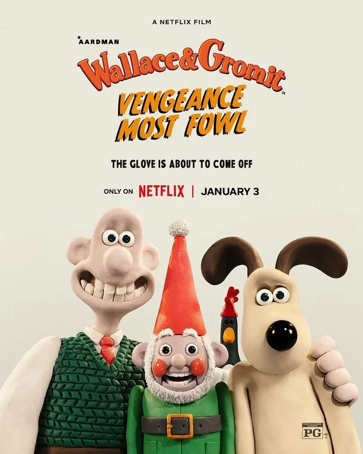 Affiche du film "Wallace et Gromit : La palme de la vengeance". (Netflix Press Site)