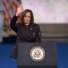 Kamala Harris, le 6 novembre 2024, à l'université de Howard à Washington, après sa défaite à l'élection présidentielle américaine. (SAUL LOEB / AFP)