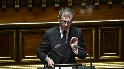 Le sénateur de Moselle Jean-Louis Masson au Sénat, à Paris, le 22 mars 2016.&nbsp; (MARTIN BUREAU / AFP)