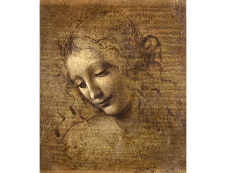 Léonard de Vinci, "Tête de femme" dite "La Scapigliata" (© Licensed by Ministero dei Beni e delle Attività culturali - Complesso Monumentale della Pilotta-Galleria Nazionale)