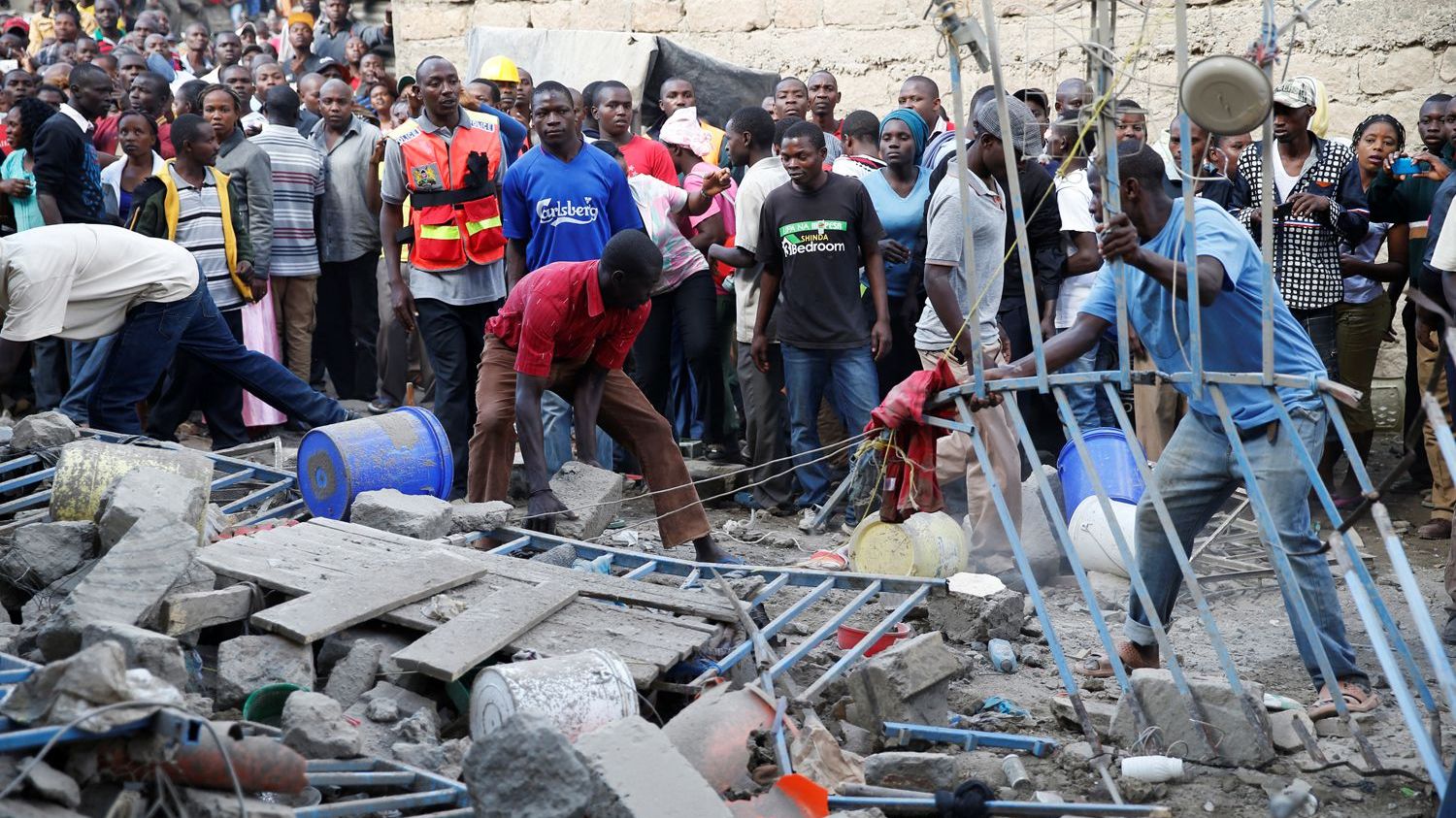 LA PHOTO. Kenya: Un Immeuble De Sept étages S'effondre à Nairobi