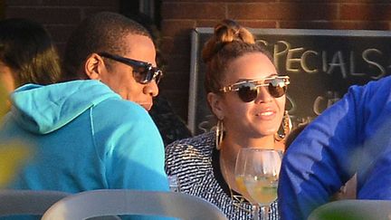 Sortie sans enfant pour Beyonc&eacute; et Jay-Z. (G. ANDERSON / T. MEINELT / SIPA)