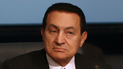 Hosni Moubarak lors d'un sommet économique à Charm El-Sheikh (Egypte), le 19 janvier 2011. (AMR AHMAD / AFP)