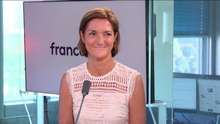 Cécile Béliot, directrice générale de Bel, le 17 mai 2022 sur franceinfo. (FRANCEINFO / RADIO FRANCE)