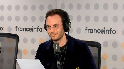 Clément Viktorovitch, le 25 avril 2022. (FRANCEINFO / RADIOFRANCE)