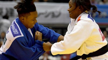 Madeleine Malonga contre Audrey Tcheuméo (TOSHIFUMI KITAMURA / AFP)