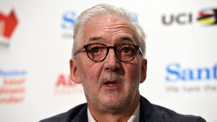 &nbsp; (Brian Cookson, le président de l'UCI a confirmé cette première fraude mécanique © maxPPP)