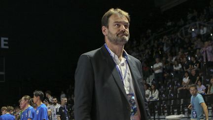 Bruno Martini, ex-président de la Ligue nationale de handball, à Dijon, en juin 2022. (NICOLAS GOISQUE / MAXPPP)