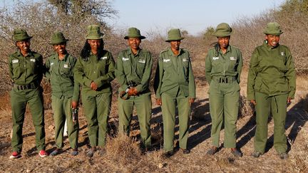 Les Lionnes du Kenya, âgées de 18 à 26 ans sont les premières femmes à devenir rangers. &nbsp; &nbsp;&nbsp; (NJERI MWANGI / REUTERS)