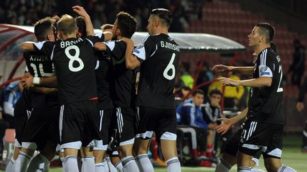 L'Albanie a surclassé l'Arménie et sera de la partie à l'Euro 2016!  (KAREN MINASYAN / AFP)