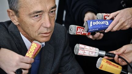 Le procureur de la République de Lyon Marc Désert, lors d'une conférence de presse en septembre 2010. (AFP)