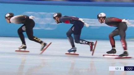 C'est une déception pour Quentin Fercoq. Après un bon début de course, le Français a finalement terminé troisième, derrière le Coréen Juneseo Lee et le Hongrois Shoang Liu. Ce qui n'est pas suffisant pour se qualifier en demi-finale.