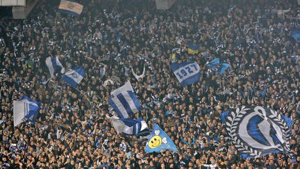 Le public du Dynamo Kiev lors de la réception de Chelsea. (STR / NURPHOTO)