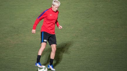 La footballeuse américaine Megan Rapinoe  (GUSTAVO ANDRADE / AFP)