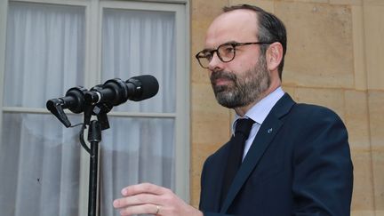 Edouard Philippe à Matignon, à Paris, le 17&nbsp;janvier 2019.&nbsp; (JACQUES DEMARTHON / AFP)