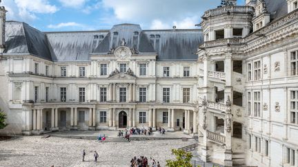 La cour intérieure du château de Blois. (FRANCOIS CHRISTOPHE / HANS LUCAS)