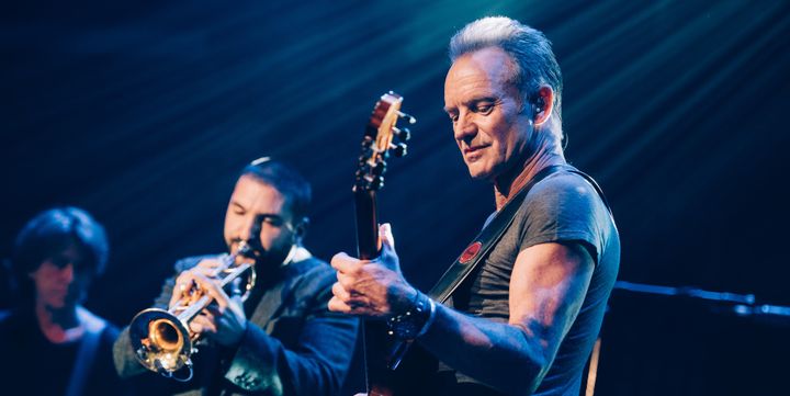 Ibrahim Maalouf et Sting sur la scène du Bataclan
 (DR)