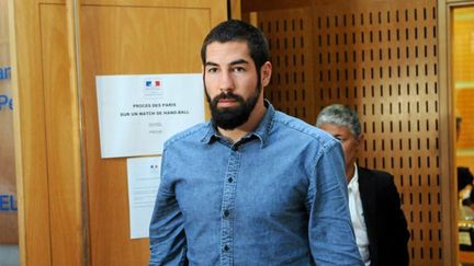 &nbsp; (Nikola Karabatic au tribunal de Grande Instance de Montpellier © MaxPPP)