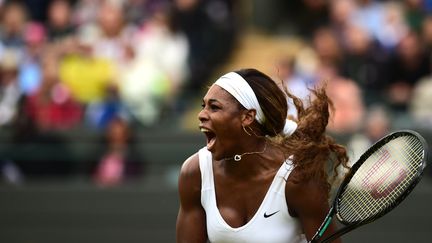 Serena Williams, lors de Wimbledon 2014. (CARL COURT / AFP)