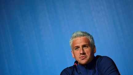 Le nageur américain Ryan Lochte, le 3 août 2016, à Rio de Janeiro (Brésil).&nbsp; (MARTIN BUREAU / AFP)