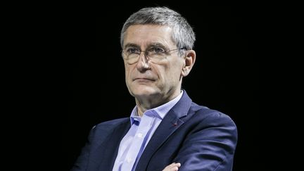 Frédéric Péchenard,&nbsp;ancien patron de la police nationale, vice-président LR de la région&nbsp;Île-de-France en charge des questions de sécurité, le 19 novembre 2019. (VINCENT ISORE / MAXPPP)