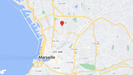 La fusillade a eu lieu dans le 14è arrondissement de Marseille, dans la nuit du 25 au 26 août 2023. (CAPTURE D'ÉCRAN / GOOGLE MAPS)