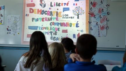 La laïcité est évoquée dans les salles de classe. (PIERRE HECKLER / MAXPPP)