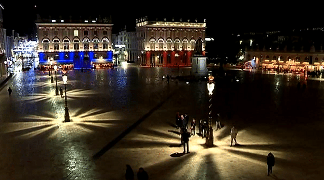 La place Stanislas de Nancy, la nuit
 (France 3)