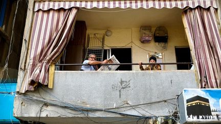 Dans le quartier populaire de Khan Dak al Ghamik, à Beyrouth. (NATHANAEL CHARBONNIER / FRANCE-INFO)