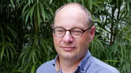 Benoît Perdu au Vietnam: "On a une petite flottille de trois bateaux en bois." (Photo EMMANUEL LANGLOIS)