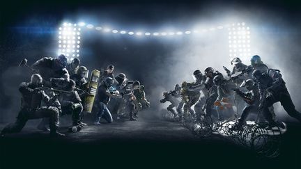 Quelques-uns des "opérateurs" du jeu vidéo de tir par équipe "Rainbow Six : Siege". (UBISOFT)