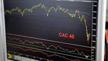 Journ&eacute;e noire pour le CAC 40 vendredi 1er juin, notamment apr&egrave;s la publication des mauvais chiffres de l'emploi aux Etats-Unis. (BERTRAND GUAY / AFP)