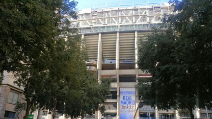 Le stade Santiago Barnabeu à Madrid. (CYRILLE ARDAUD / RADIO FRANCE)