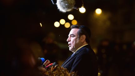 Joël Mergui, le président du Consistoire israélite de France, à Paris le 9 janvier 2017. (CHRISTOPHE ARCHAMBAULT / AFP)